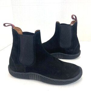 Gudrun Sjoden Suede Chelsea Slip On Boots Womens 37 / US 6.5 Black Portugal